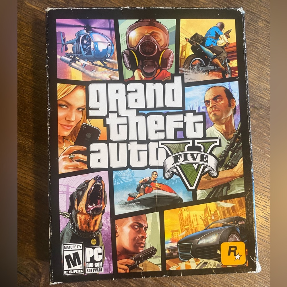 Grand Theft Auto GTA V Five 7-Disc PC